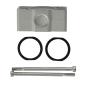 Preview: Aircraft Anschlussblock  1" mit 2 x 1/2" Gewinde