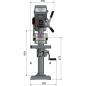 Preview: Optimum Tischbohrmaschine OPTIdrill D 23Pro (400 V) Aktions Set