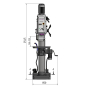 Preview: Optimum Getriebebohrmaschine OPTIdrill DH 55G