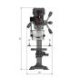 Preview: Optimum Tischbohrmaschine OPTIdrill DQ 20V