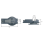 Preview: Optimum Hydraulischer Fräsmaschinenschraubstock  HMS 100