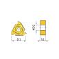 Preview: Optimum HM-Ersatzwendeplatten  ISO 16ER AG60