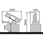 Preview: Metallkraft Hydraulische Schwenkrahmen-Metallbandsäge  BMBS 300 x 320 H-DG