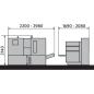 Preview: Metallkraft Vollautomatische Zwei-Säulen-Horizontal-Metallbandsäge  HMBS 300 x 300 CNC X