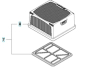 Preview: 574362302 Husqvarnacp Ersatzteil LUFTFILTER K760/K770 KPL.