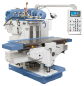 Preview: 02-1286XL Bernardo Universalfräsmaschinen mit Servoantrieb für Vorschübe Variomill FU 1600 E Servo
