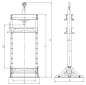 Preview: 06-1713 Bernardo Pneumatische Werkstattpressen PWK 10 T