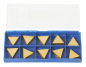 Preview: 42-1081 Bernardo Fräswerkzeuge Satz Wendeschneidplatten für Eckfräser 100 / 125 mm
