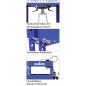 Preview: ELMAG Hydraulische Werkstattpresse XL