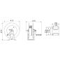 Preview: ELMAG Manueller Schlauchaufroller Serie 430