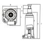 Preview: Unicraft Hydraulischer Stempelwagenheber  HSWH 50
