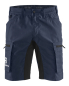 Preview: 595103602 Husqvarna Werkstatt-Shorts Stretch Gr. 46 d-blau