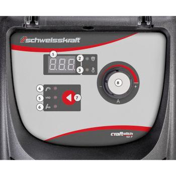 Schweisskraft Elektrodeninverter CRAFT-STICK 161P Aktions-Set