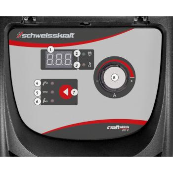 Schweisskraft Elektrodeninverter CRAFT-STICK 201P Aktions-Set