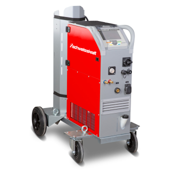 Schweisskraft MIG/MAG-Impulsschweißgerät PRO-PULS 300 W (Fahrwagen Profi, Bedienfeld unten)