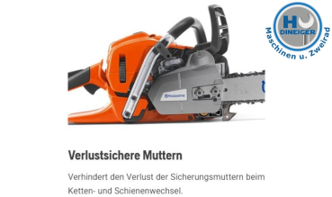 967690635 Husqvarna Motorsäge 545 MARK 2 mit Schiene und Kette (SP33G) 38cm / 15" - 0.325" - 1,3 mm