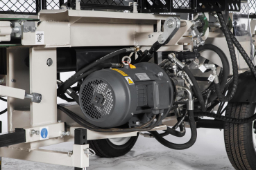 LUMAG Maschinen SSA 500 EHPRO Sägespalt-Automat mit Elektro-Motor 400 V inkl. Förderband (Unmontiert)
