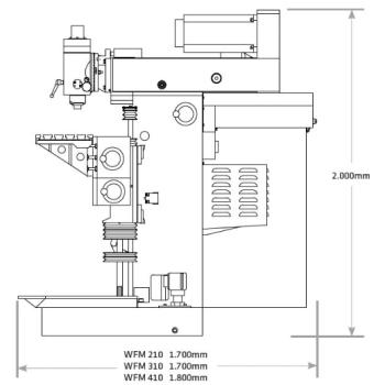 ELMAG Werkzeugfräsmaschine