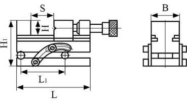 28-6016 Bernardo Schraubstöcke Sinusschraubstock QGJ 73