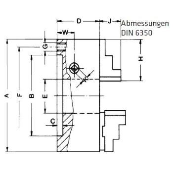 ELMAG RÖHM-Vierbacken Drehfutter