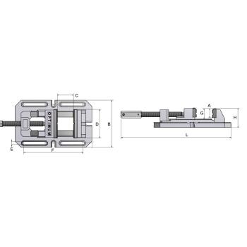 Optimum Maschinenschraubstock  BSI 100
