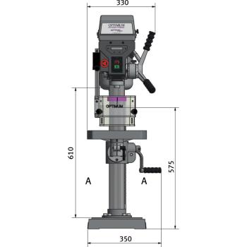 Optimum Tischbohrmaschine OPTIdrill D 23Pro (400 V) Aktions Set