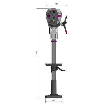 Optimum Säulenbohrmaschine OPTIdrill DP 33V