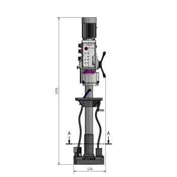 Optimum Getriebebohrmaschine OPTIdrill DH35V