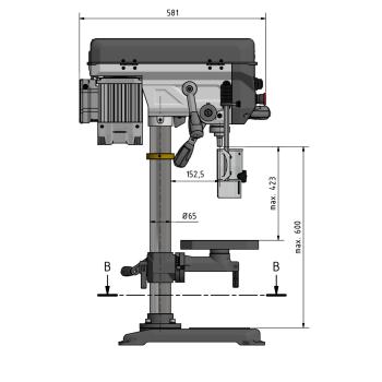 Optimum Tischbohrmaschine OPTIdrill DQ 20V