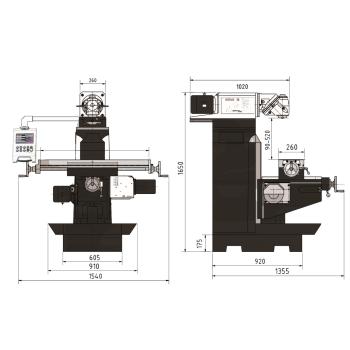 Optimum Universalfräsmaschine OPTImill MT 130S
