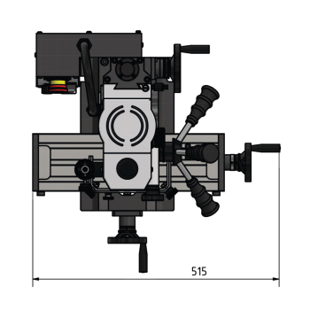 Optimum Bohr- und Fräsmaschine OPTImill MH 15V