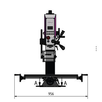 Optimum Bohr-Fräsmaschine OPTImill MH 2DV