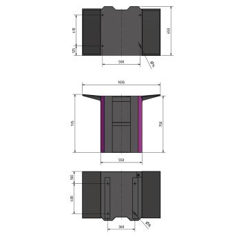 Optimum Maschinenunterbau  MSM 3