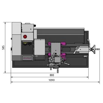 Optimum Drehmaschine OPTIturn TU 2304V