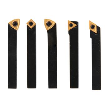 Optimum Drehmeißel-Satz  HM 8 mm, 5-teilig