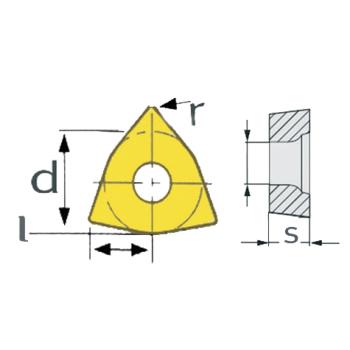 Optimum HM-Ersatzwendeplatten  ISO WCMT050308