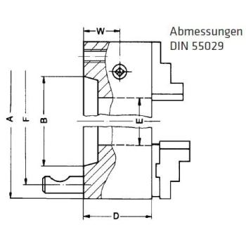 ELMAG RÖHM-Dreibacken Drehfutter
