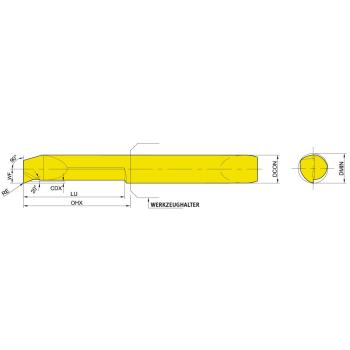 Optimum Innen-Ausbohrstahl  90° rechts NCBF4R-22.13-010-YG812
