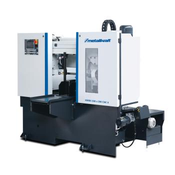 Metallkraft Vollautomatische Zwei-Säulen-Horizontal-Metallbandsäge  HMBS 300 x 300 CNC X