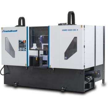 Metallkraft Vollautomatische Zwei-Säulen-Horizontal-Metallbandsäge  HMBS 5000 CNC X