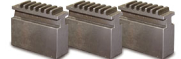 Optimum Blockbackensatz weich  Für Dreibackendrehfutter Ø 125 mm DIN 6350