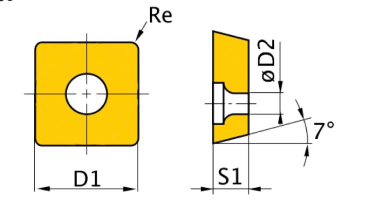 Optimum HM-Ersatzwendeplatten  ISO SNMG120408
