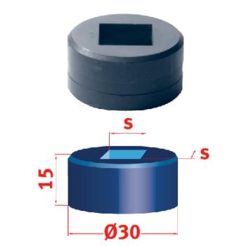 Metallkraft Vierkant-Matrize  Nr.30 4,2 mm