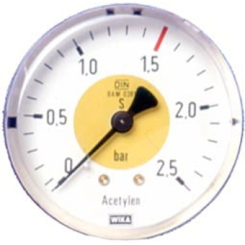 ELMAG Arbeitsdruckmanometer (Azetylen)