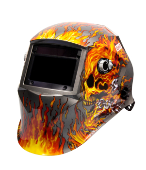 ELMAG Automatik-Kopfschweißschirm, Design "FLAME"