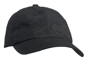 593254101 Husqvarna Kappe Xplorer mit Sägemotiv, schwarz