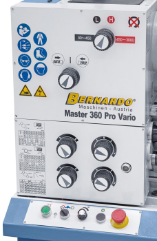 03-1276XL Bernardo Universaldrehmaschinen mit stufenloser Drehzahl Master 360 Pro Vario inkl. 3-Achs-Digitalanzeige