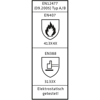 ELMAG 5-Finger-MIG/MAG/MMA-Schweißerhandschuh