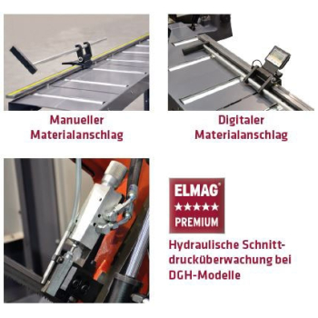 ELMAG BOMAR Metall-Bandsägemaschine