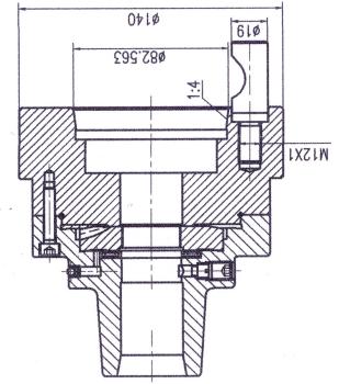 22-1093 Bernardo Spannmittel für Werkzeuge Spannzangenfutter 5C mit Aufnahme D1-5